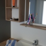 Exemple salle de bain Confort 3 Chambres* - Camping Golfe du Morbihan
