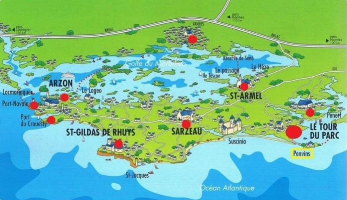 Carte des marchés